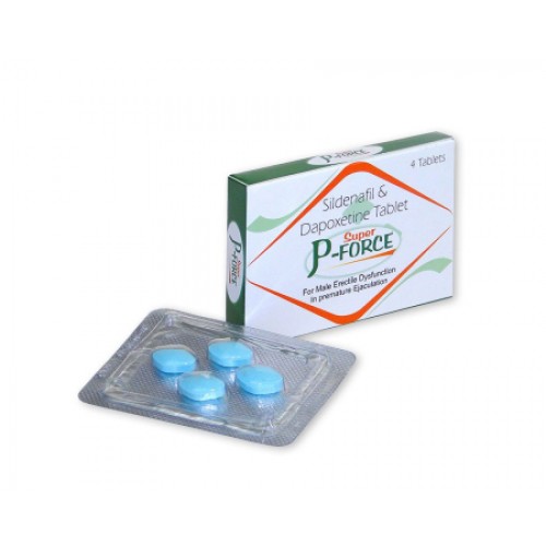 Extra Super P-Force 4x160mg - Sildenafil + Dapoxetine